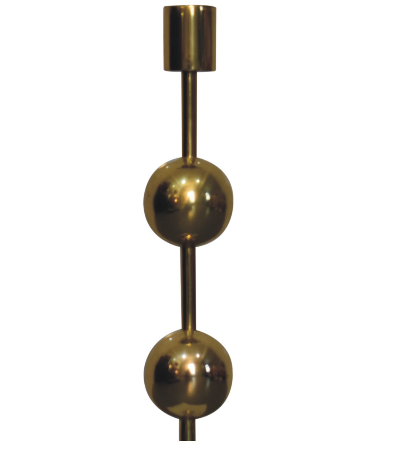 Golden Balance Candle Holder - Reiki-inspired brass and marble candle holder for peaceful home interiors.