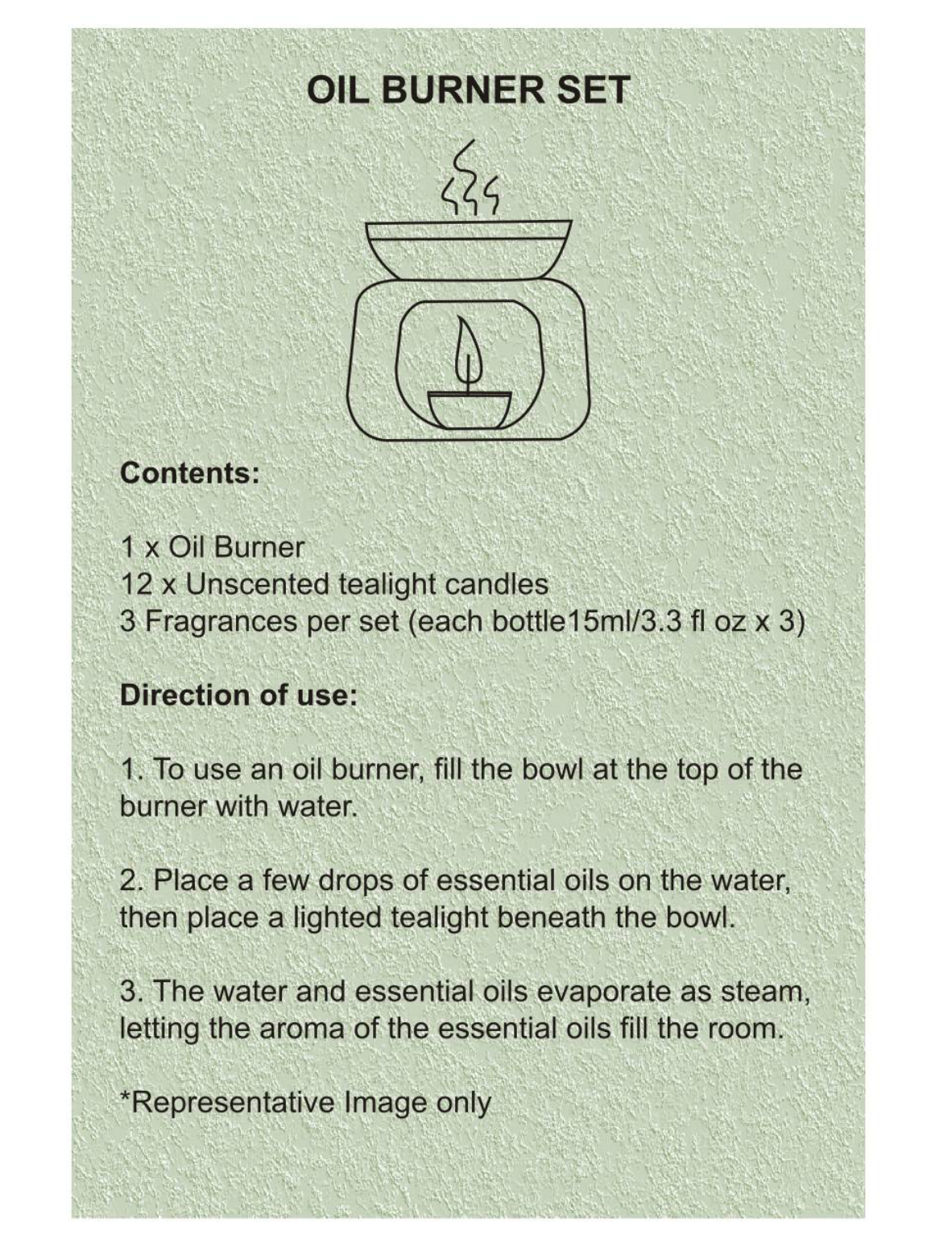 Brass Antique Burner Set - aromatherapy oil burner with tealights and essential oils by Sofiya Designs Shop